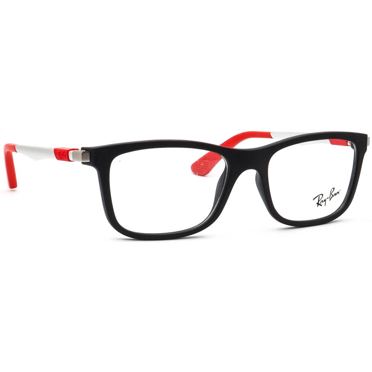 Ray-ban Kids` Eyeglasses RB 1549 3652 Black/silver/red Square Frame 48 16 125