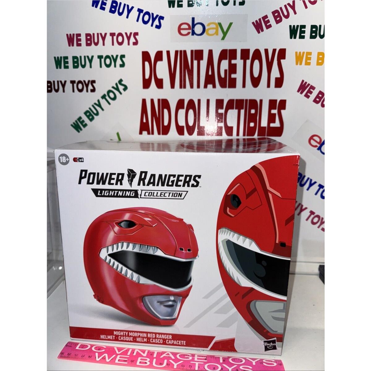 Hasbro Power Rangers Lightning Collection Mighty Morphin Red Ranger Helmet