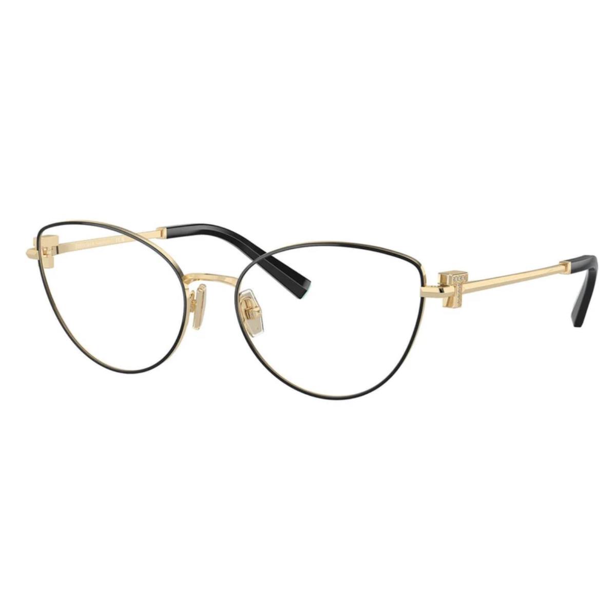 Tiffany Co. Eyeglasses TF 1159-B 6164 54-17 Black Gold Frame W/crystals by Tiffany & Co.