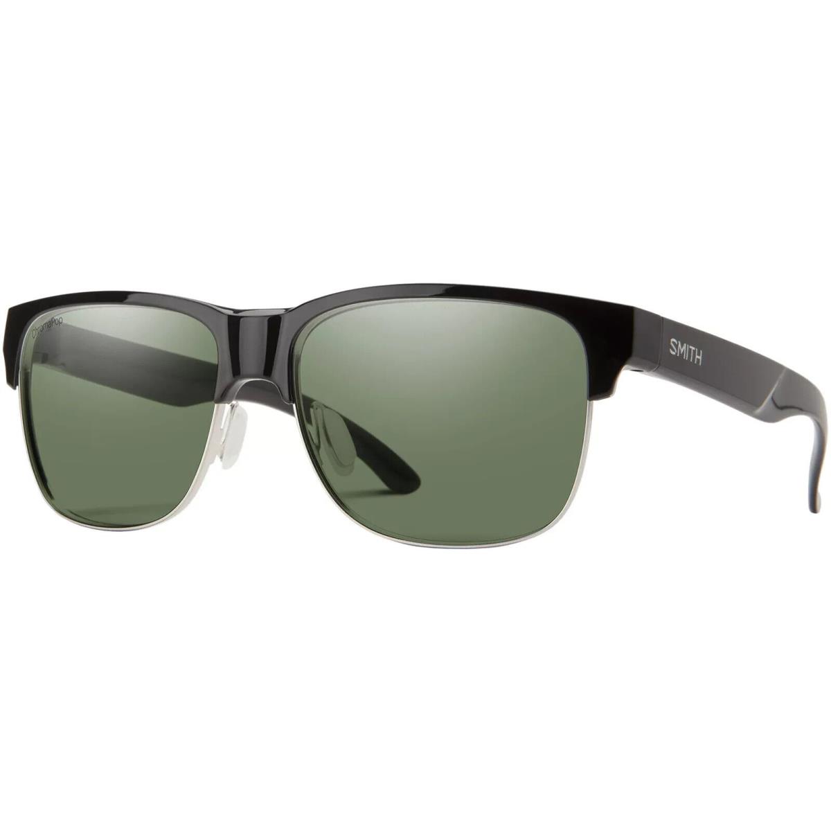 Smith Lowdown Split Sunglasses - Black/gray-green Chromapop Polarized 56mm