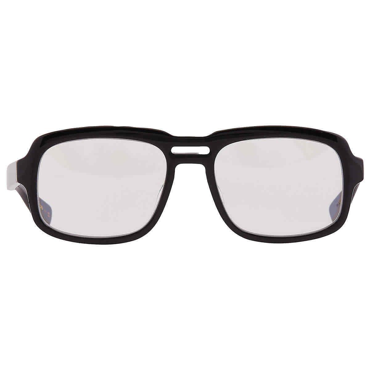 Garrett Leight Glco x Massimo Alba Demo Navigator Men`s Eyeglasses 1132 Brer 52 - Frame: Black