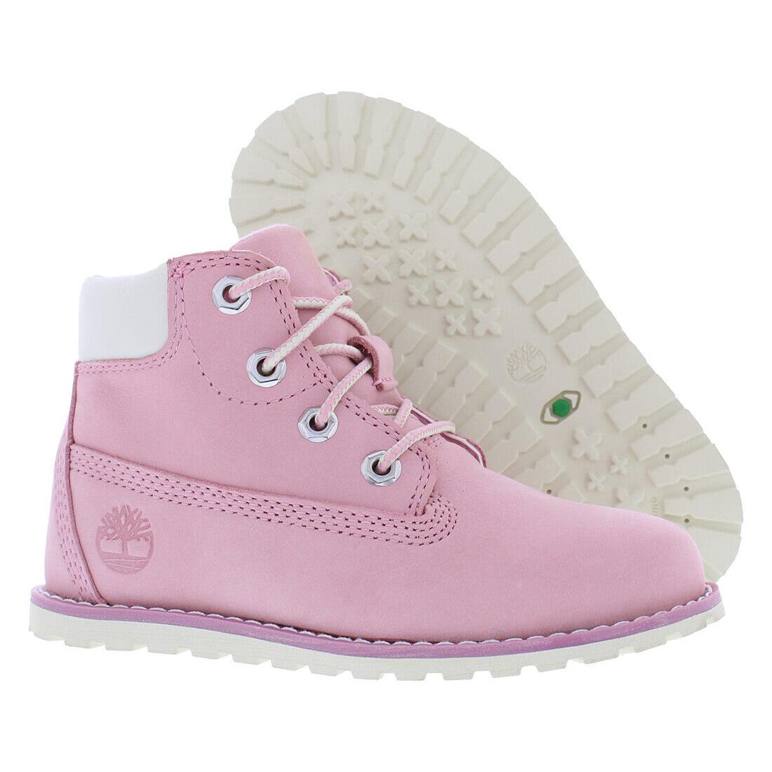 Timberland Pink Pokey Pine TD Infant/toddler Shoes