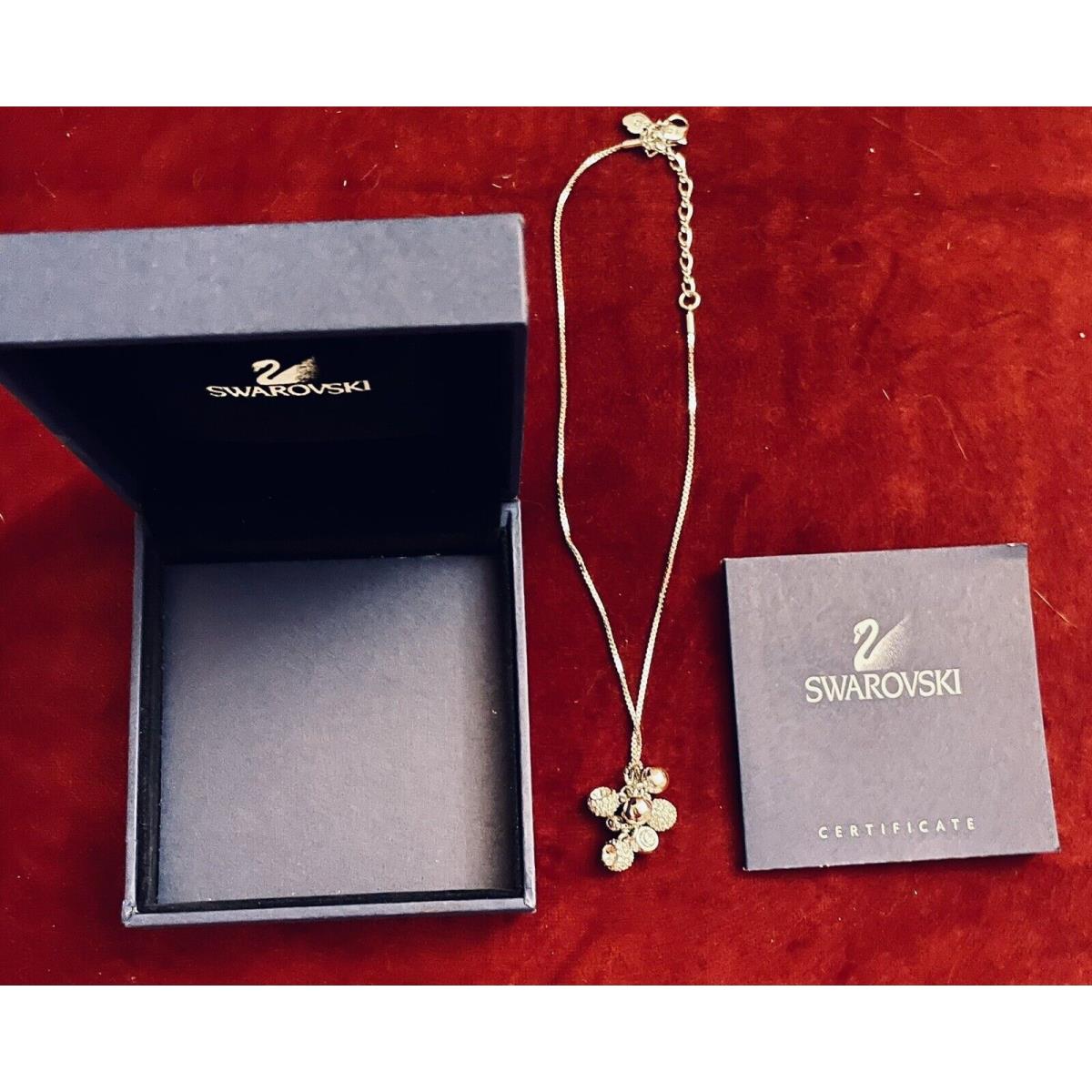 Swarovski Flirt Pendant Necklace Silver