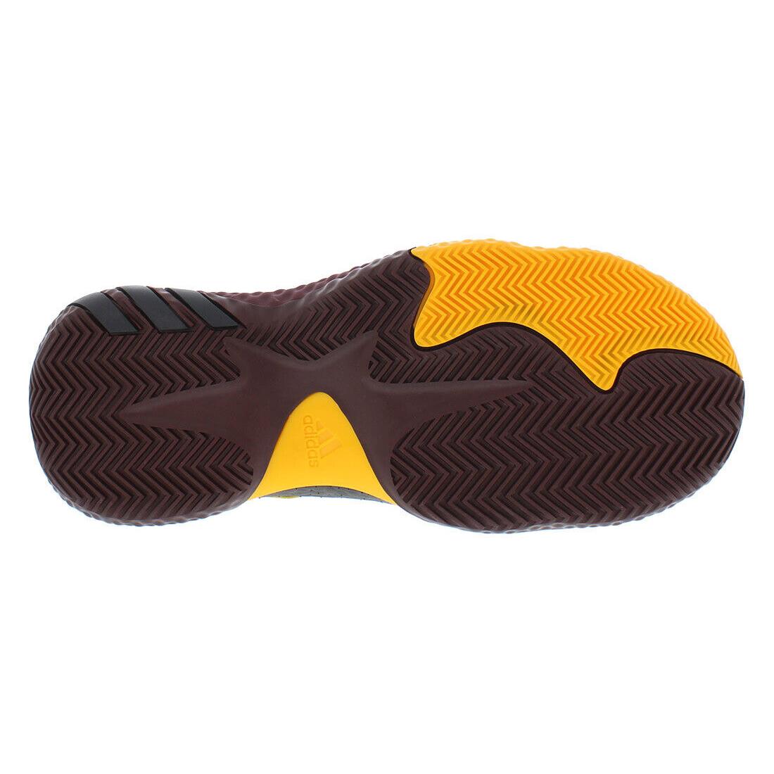 Adidas Sm Harden Vol.6 Unisex Shoes - Black/Burgundy/Yellow, Main: Black