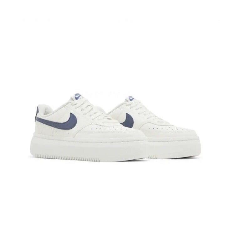 Women Nike Court Vision Alta Athletic Shoes Sail/diffused Blue-sail DM0113-102 - Sail/Diffused Blue-Sail