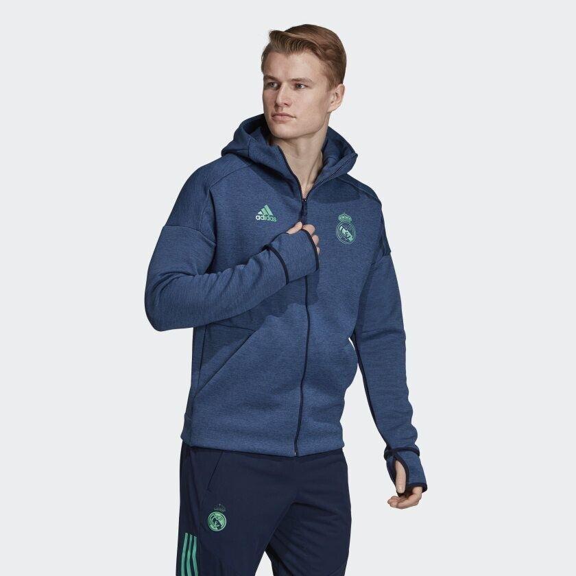 Adidas Real Madrid Champions League Hoodie Jacket Zne HD 3.0 Size 2XL