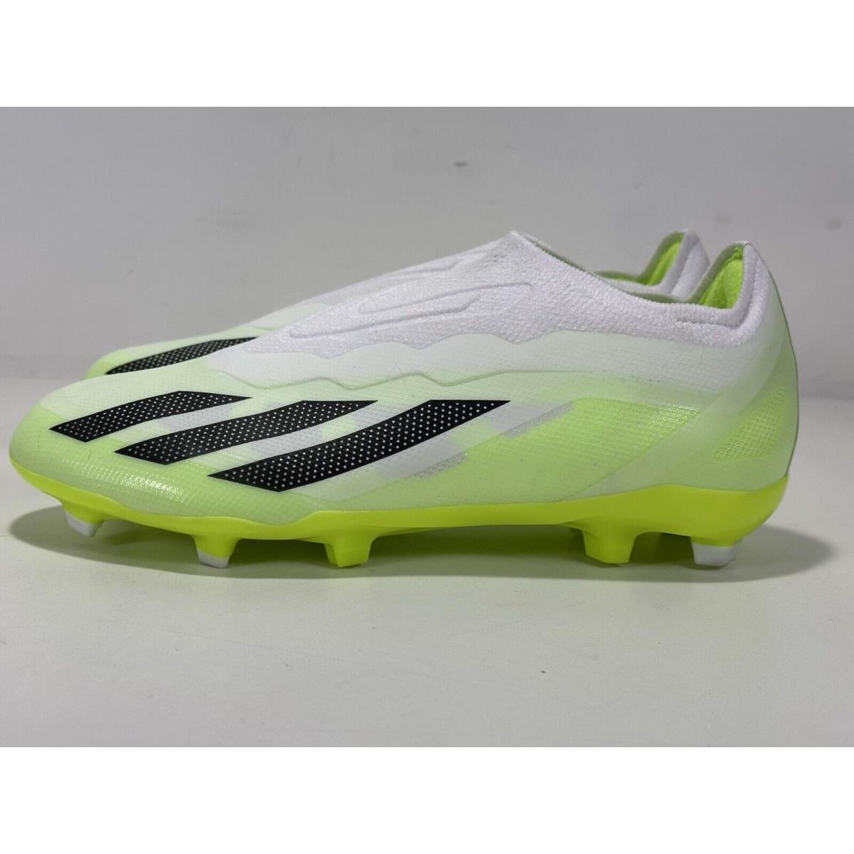 Adidas X Crazyfast.1 LL FG J White / Green Soccer Cleats Size 5 Women s 6.5