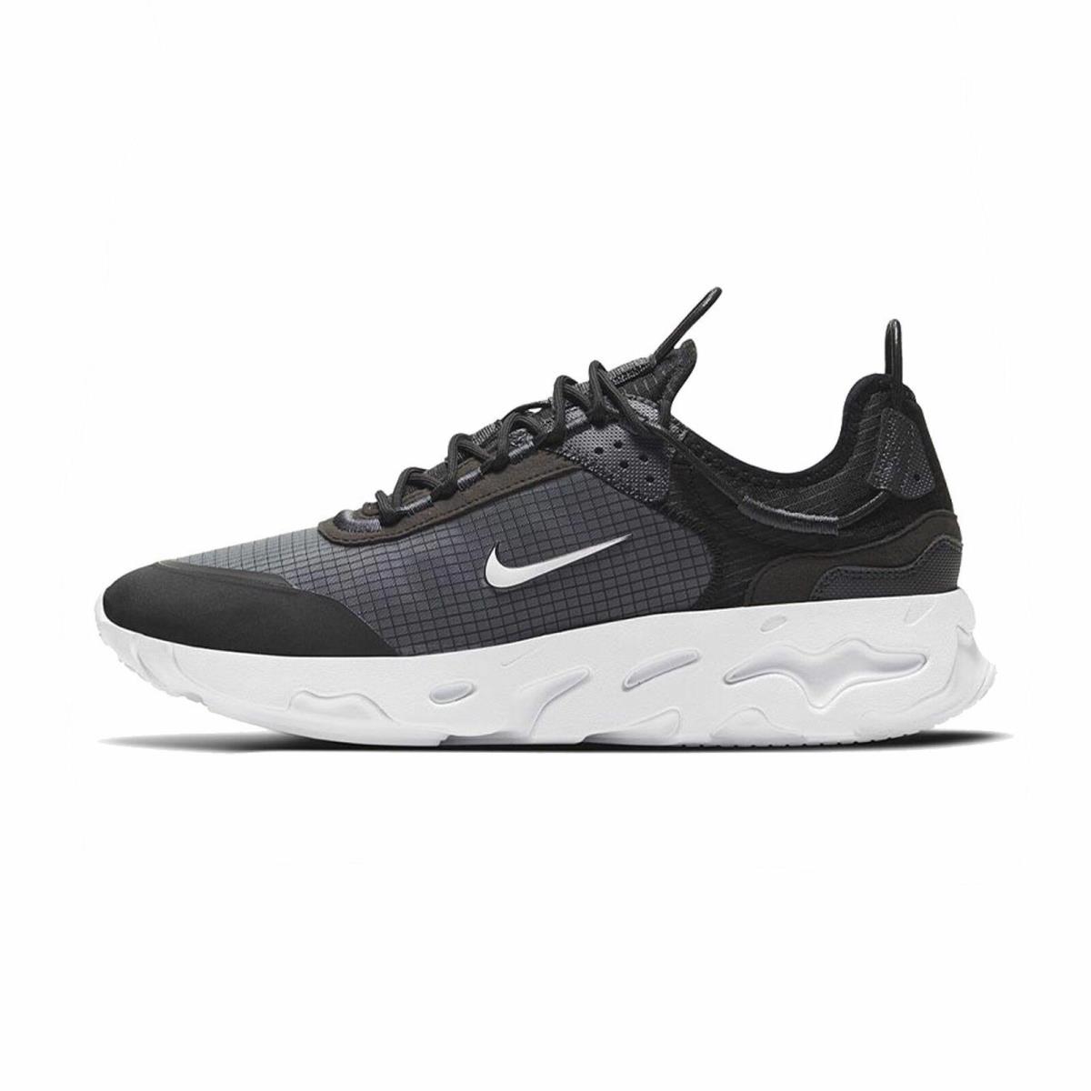 Sz 7- Nike React Live Black White Men CV1772-003 - Black