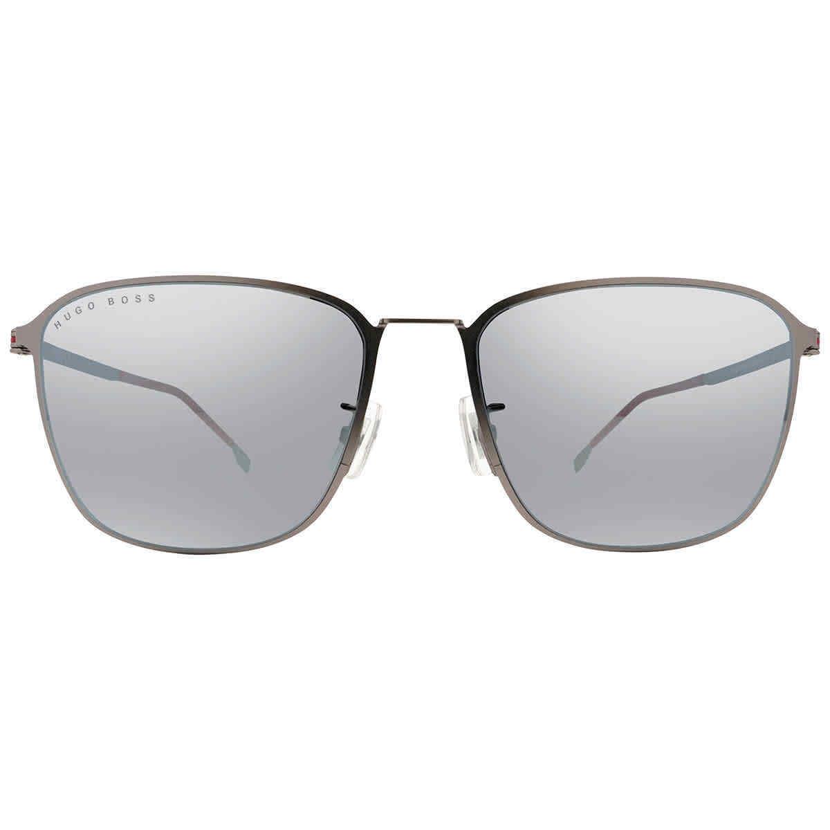 Hugo Boss Silver Multilayer Sport Men`s Sunglasses Boss 1405/F/SK 0R81/DC 59