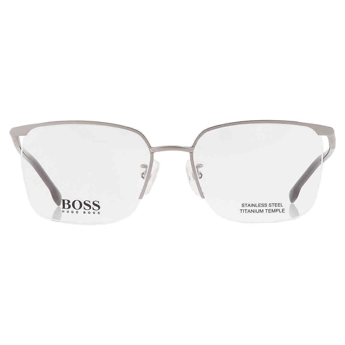 Hugo Boss Demo Square Men`s Eyeglasses Boss 1225/F 0R81 56 Boss 1225/F 0R81 56