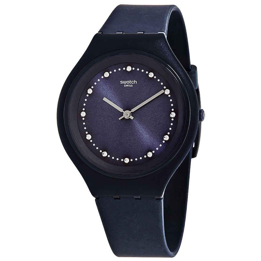 Swatch Skinsparks Dark Blue Sun-brushed Dial Unisex Watch SVUN100
