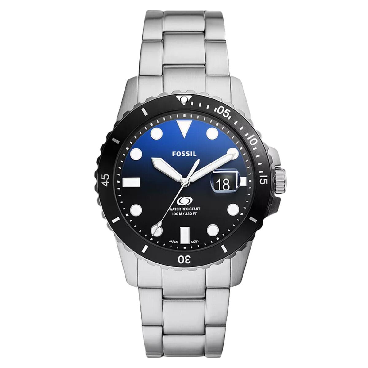 Fossil Men`s Dive Multicolor Dial Watch - FS6038