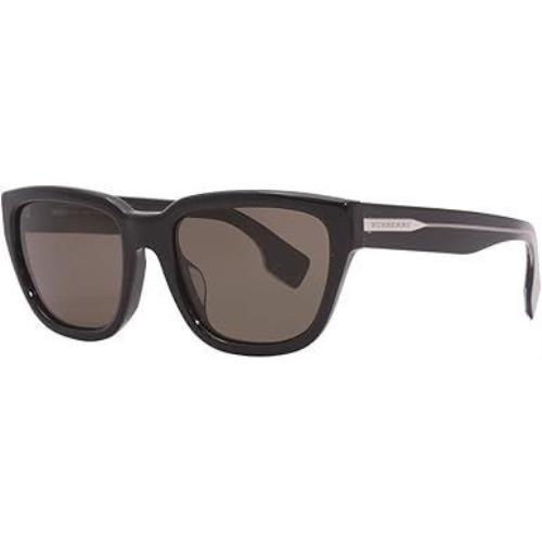 Burberry Women Sunglasses Black W/ Brown Square BE4277-3758/3 54