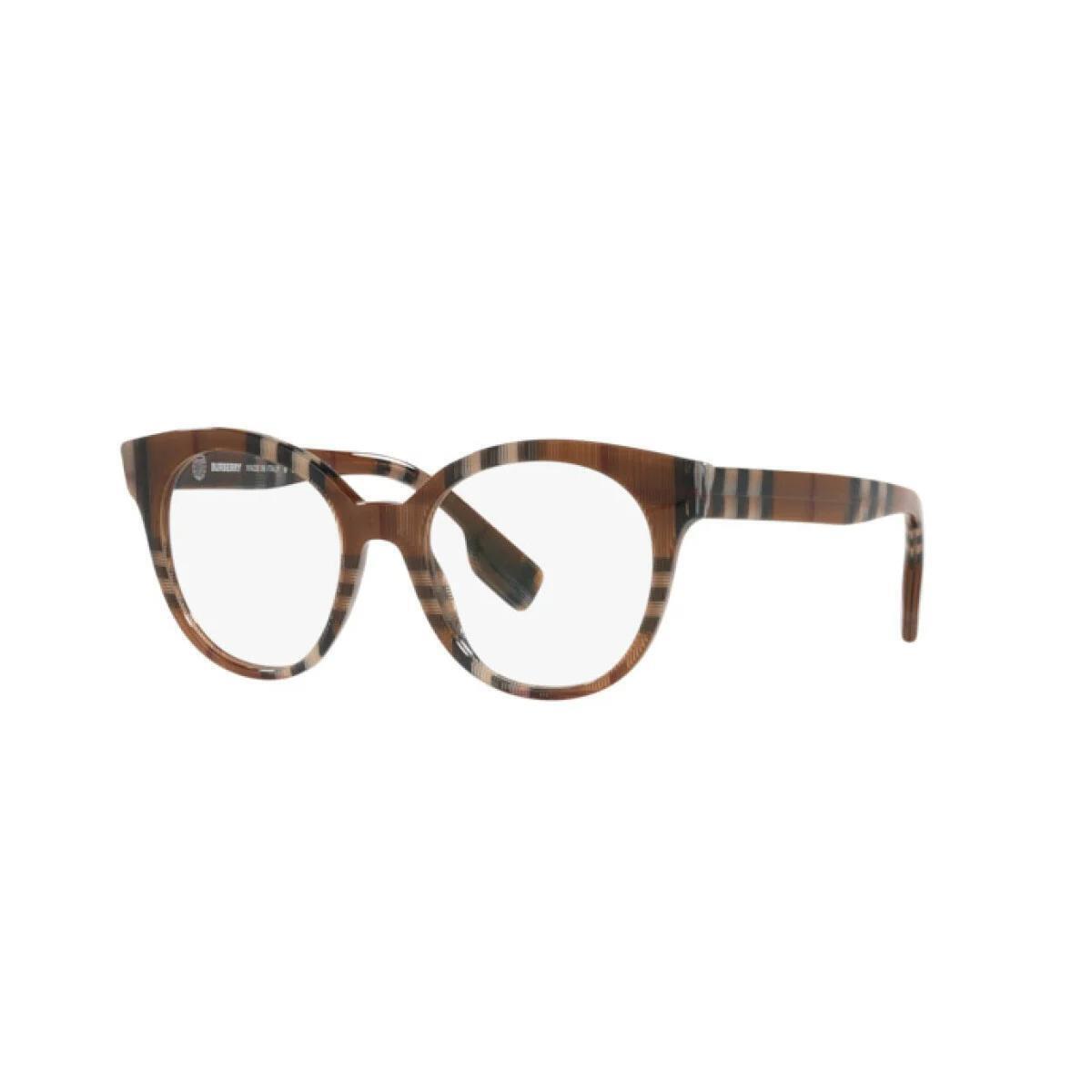 Burberry Women Eyeglasses Check Brown BE2356-3967