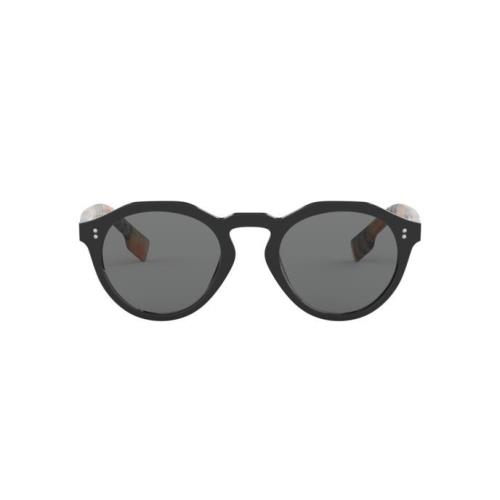 Burberry Women Sunglasses Checkered Black Irregular BE4280-375787 48