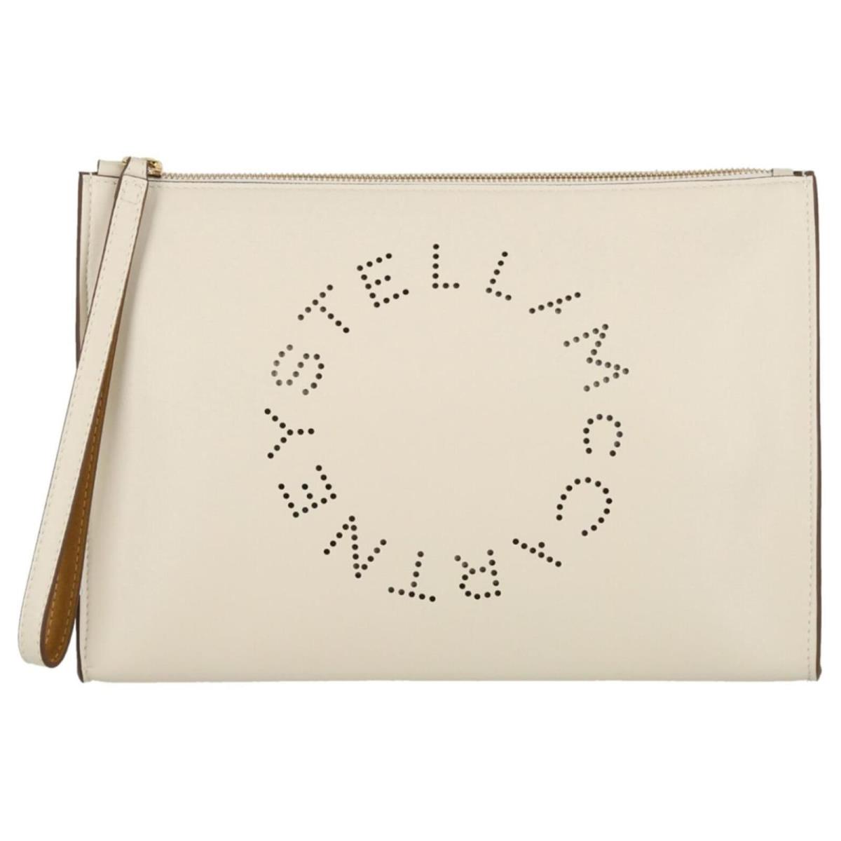 Stella Mccartney Women`s Wallet Flap Zip Logo Pure White 502892-W9923-9000