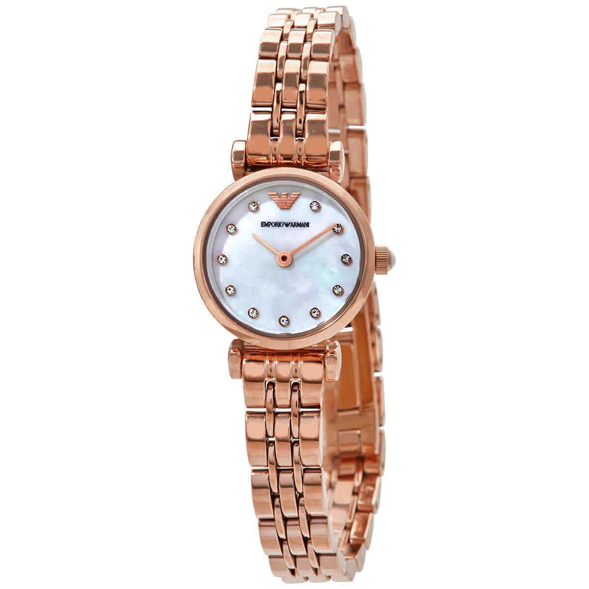 Emporio Armani Gianni T-bar Quartz Crystal Ladies Watch AR11203