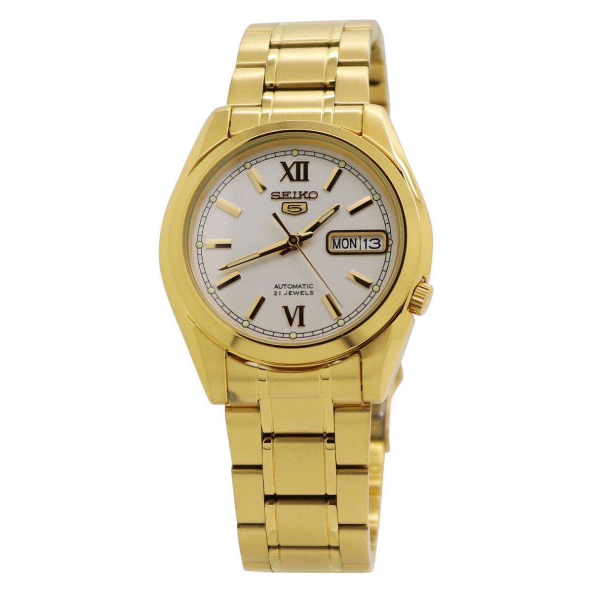 Seiko 5 Automatic Silver Dial Men`s Watch SNKL58