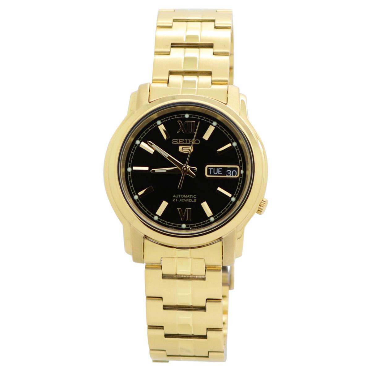 Seiko 5 Automatic Black Dial Men`s Watch SNKK86