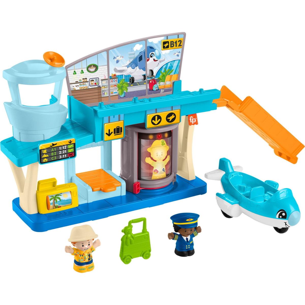 Fisher-price Little People Everyday Adventures Airport Playset Toddler Toy