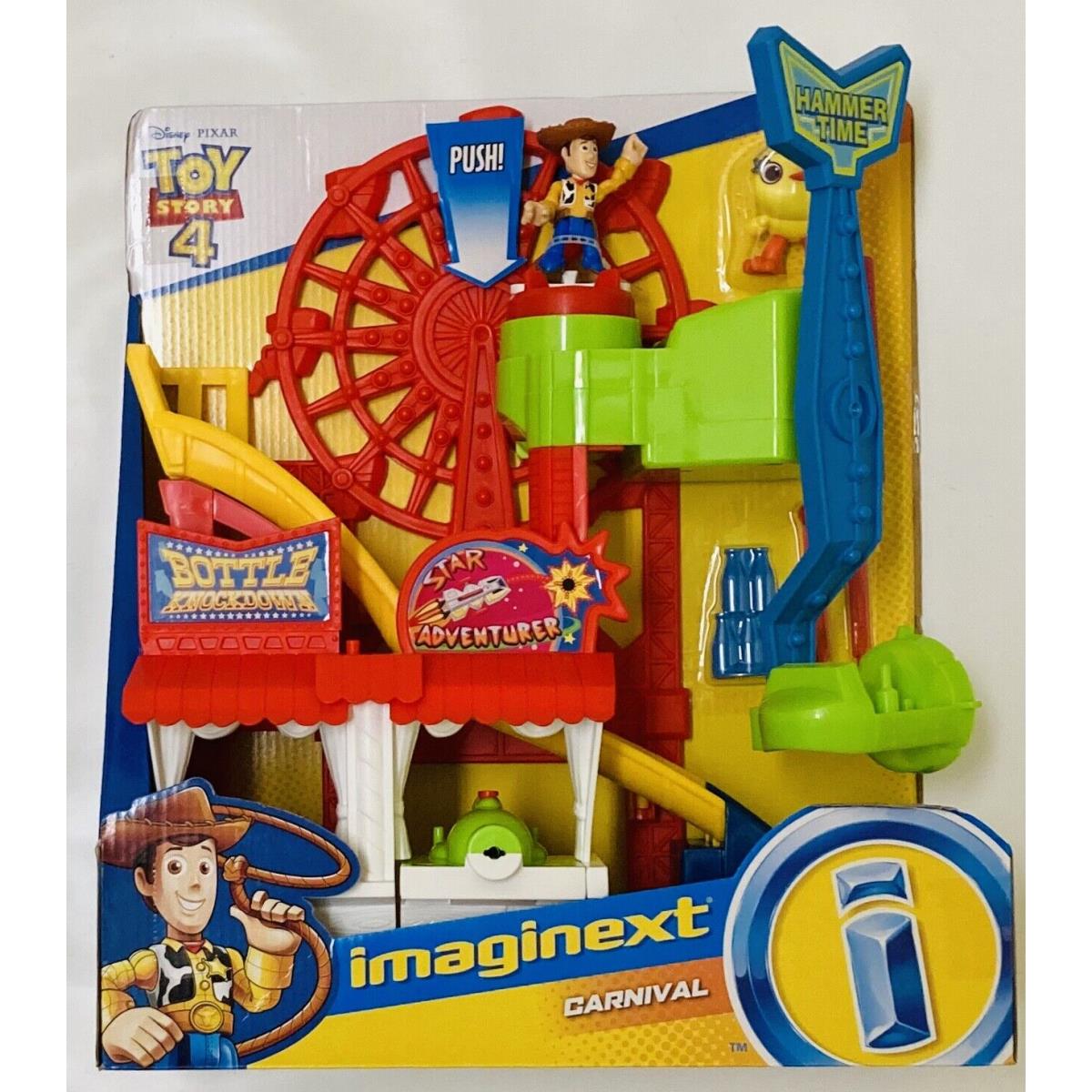 Fisher-price Imaginext Disney Pixar Carnival Toy Story Playset Woody Ducky