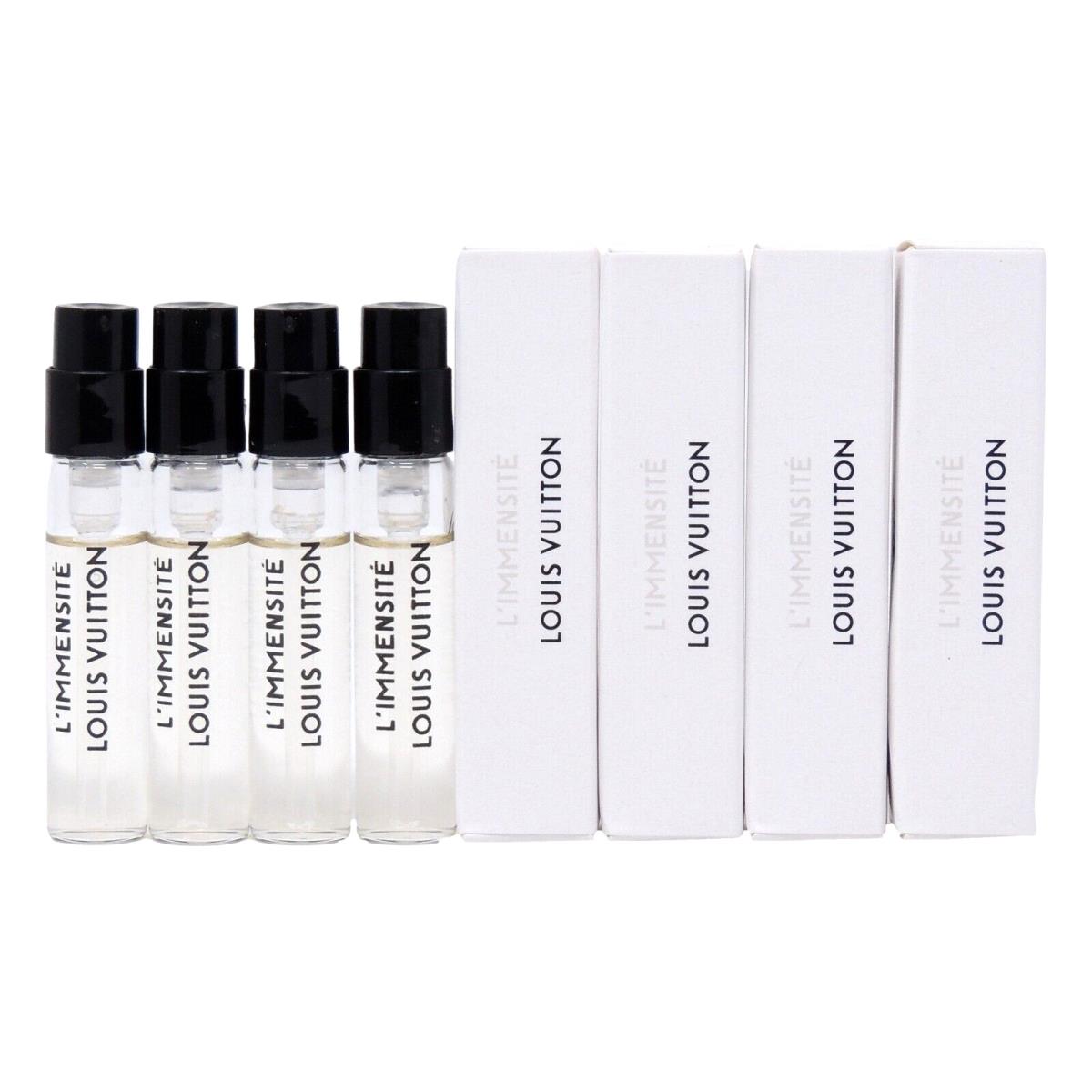 L`immensite 2.0ml .06fl oz x 4 Cologne Spray Samples by Louis Vuitton