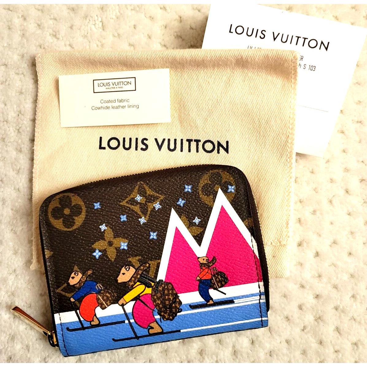 Monogram Christmas Animation Bears Zippy Coin Purse M63831 by Louis Vuitton