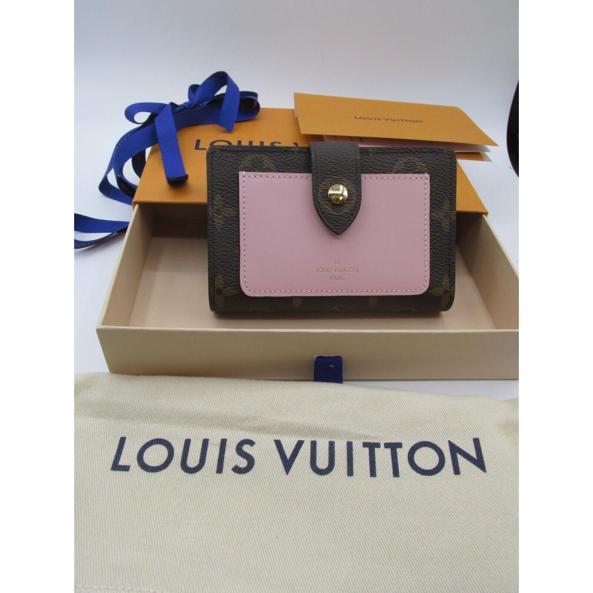 Juliette Wallet Monogram Rose Leather + Box + Sleeper by Louis Vuitton