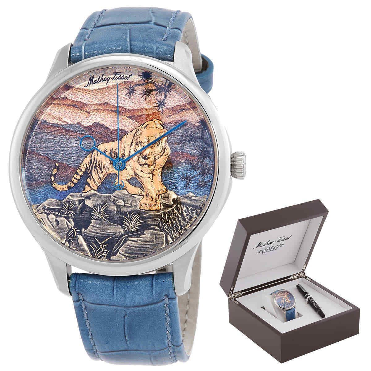 Mathey-tissot Tiger Limited Edition Multi-color Dial Men`s Watch H1886TA