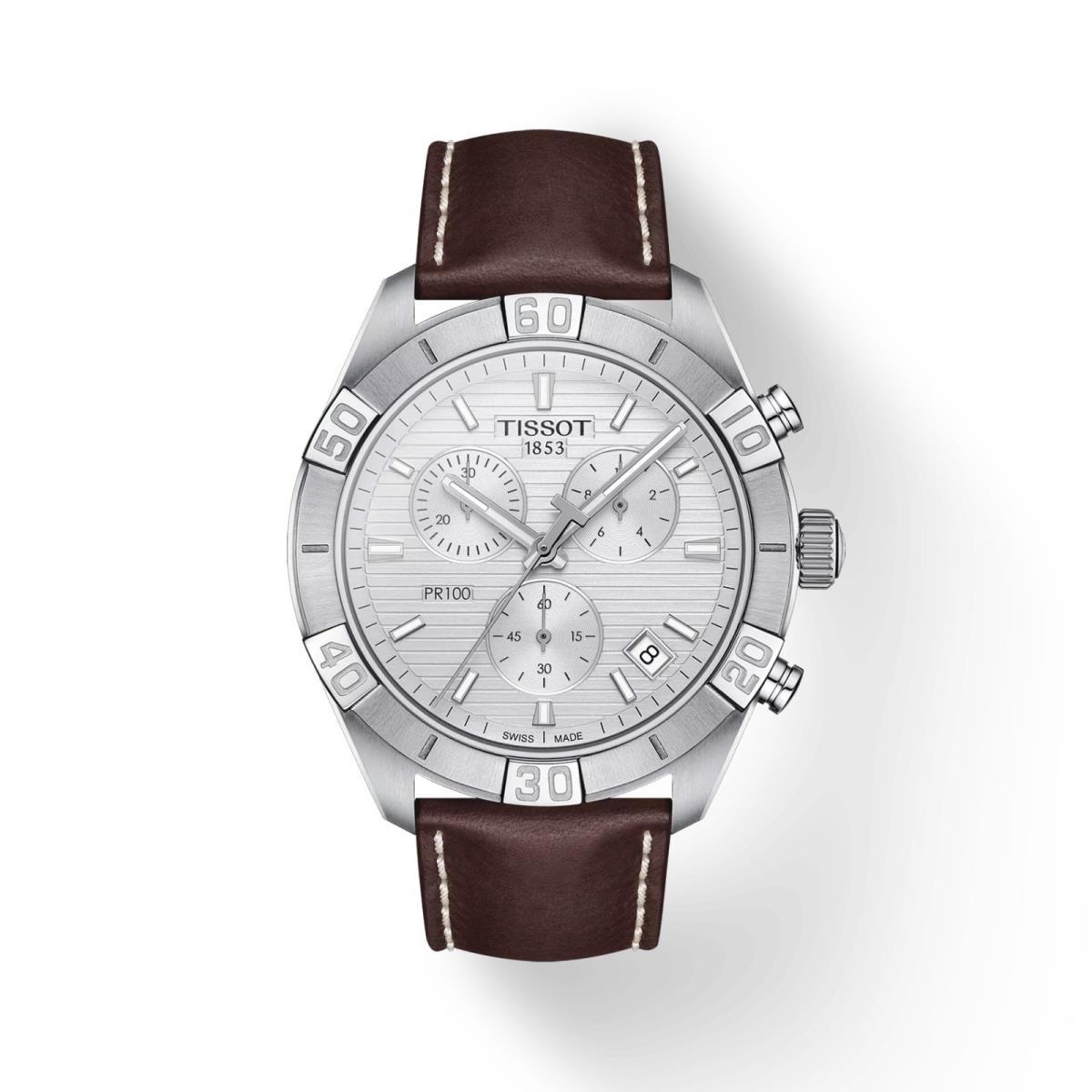 Tissot PR 100 Sport Gent Chrono Silver Dial Men`s Watch T1016171603100