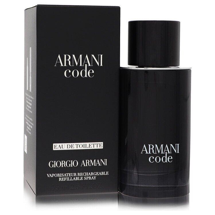 Armani Code  Edt Spray Refillable 2.5 oz Men Without Cello by Giorgio Armani