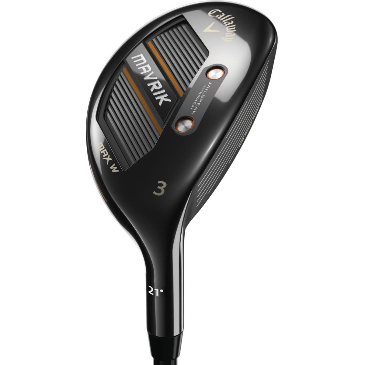 Callaway Women`s Mavrik Max Golf Club 4/5/Hybrid Right Hand Ladies Flex Graphite - Black, Lie Angle: Black