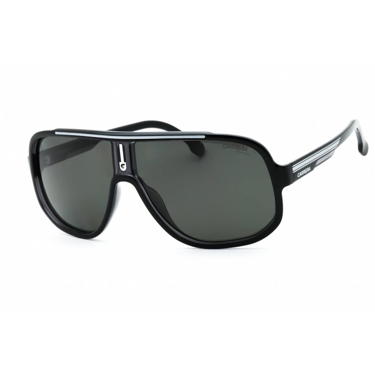 Carrera Men`s Sunglasses Black Grey Navigator Frame Carrera 1058/S 008A M9