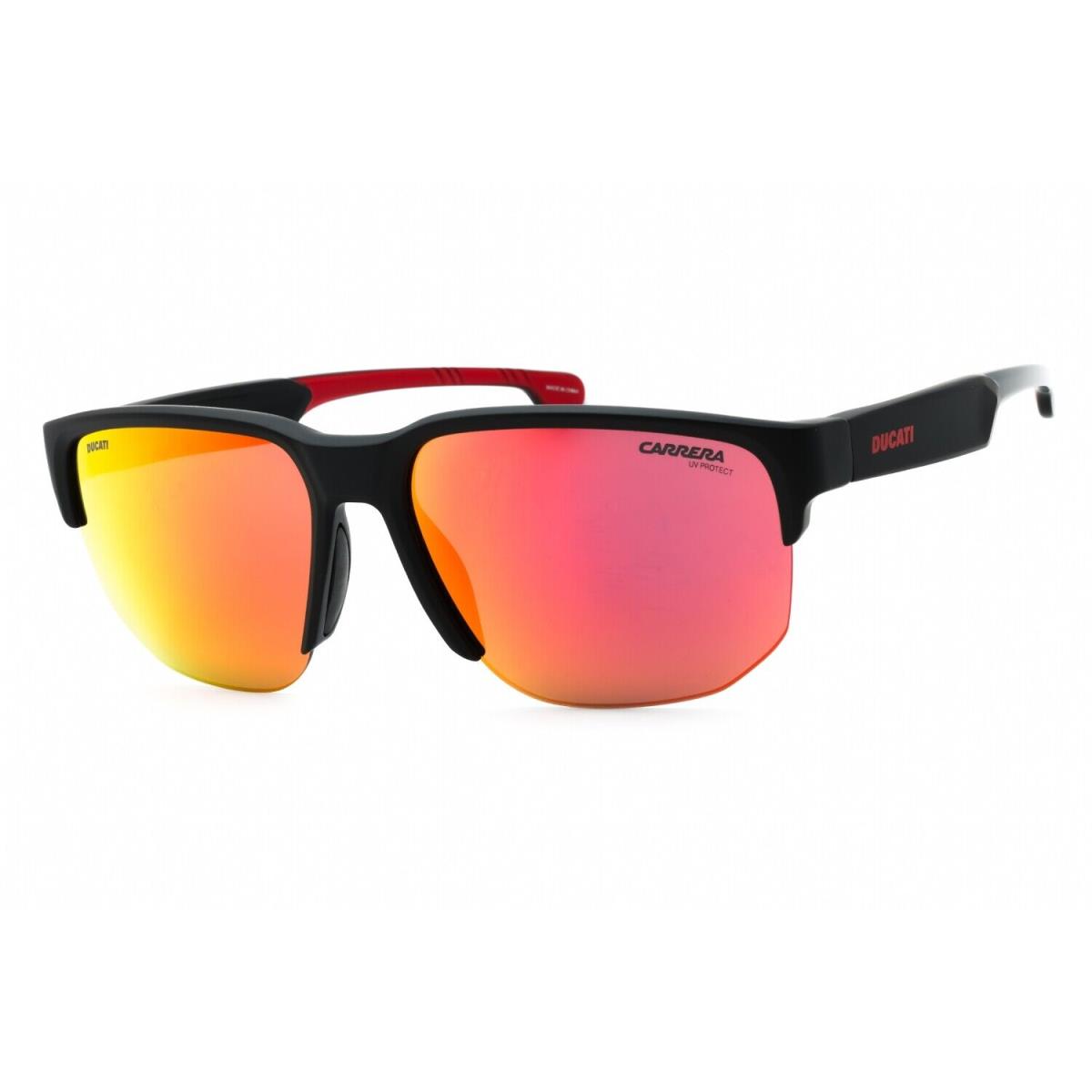 Carrera Carduc 028/S 0OIT UZ Sunglasses Black Red Frame Red Lenses 63mm