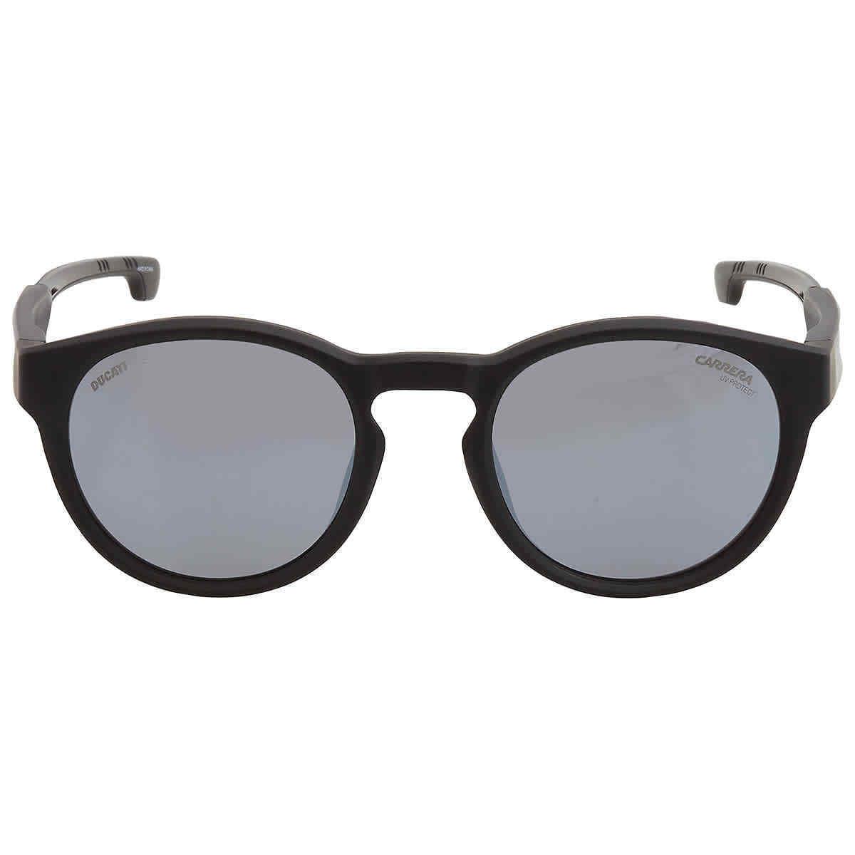 Carrera Silver Mirror Oval Men`s Sunglasses Carrera Ducati 012/S 08A/T4 51