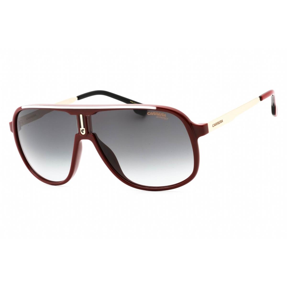 Carrera 1007/S C9A 9O Sunglasses Red Frame Gray Lenses 62mm