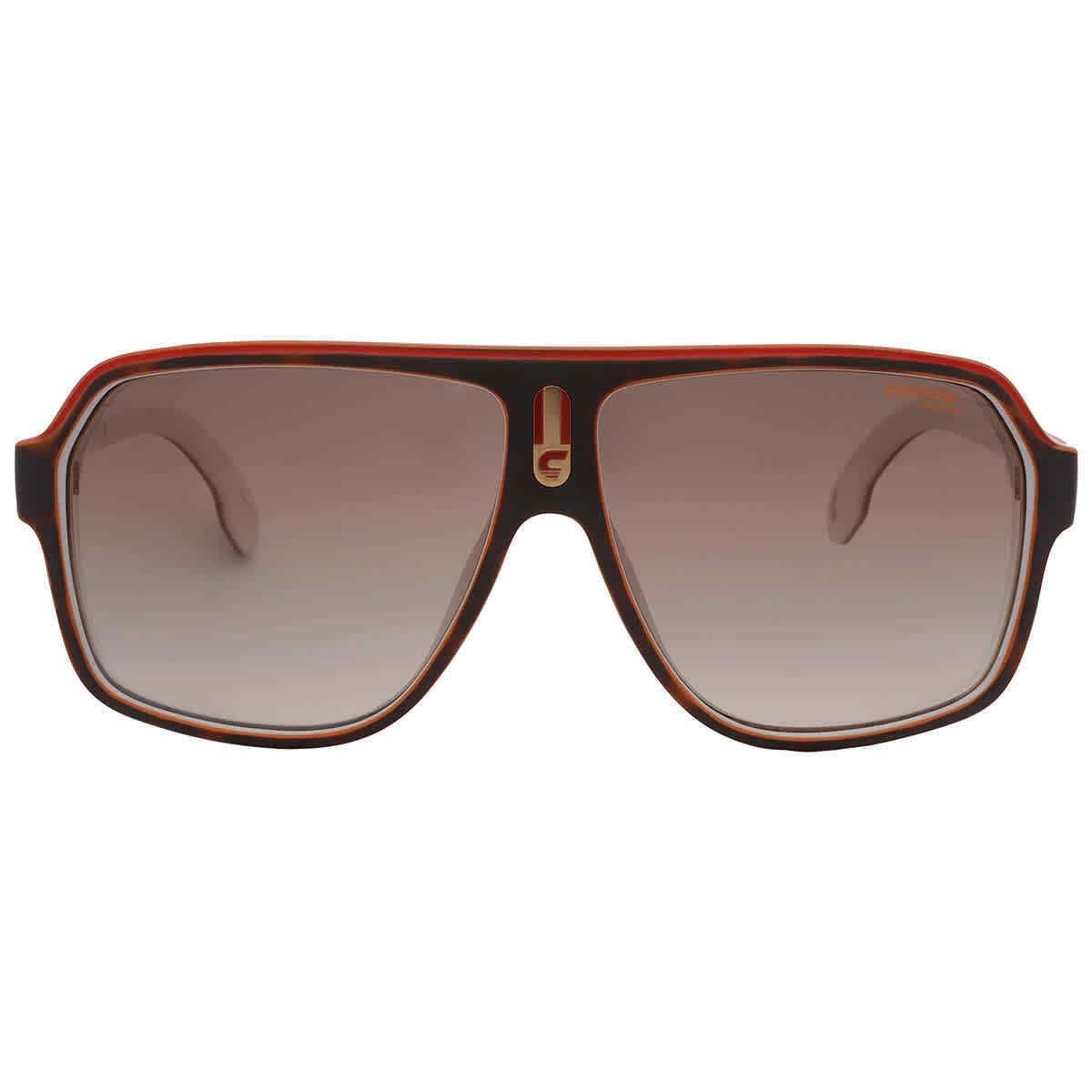 Carrera Brown Gradient Navigator Men`s Sunglasses Carrera 1001/S 0C9K/HA 62