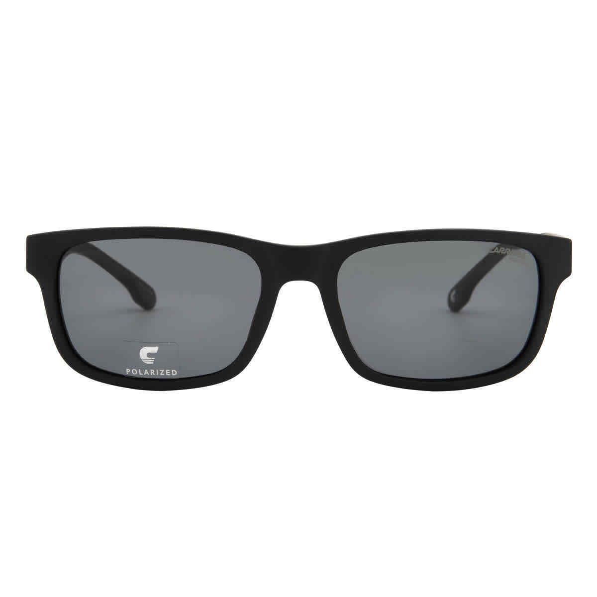 Carrera Polairzed Grey Rectangular Men`s Sunglasses Carrera 299/S 0003/M9 57