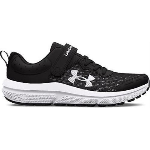 Under Armour Boys` Pre-school UA Assert 10 Alternate Closure Running Shoes Black