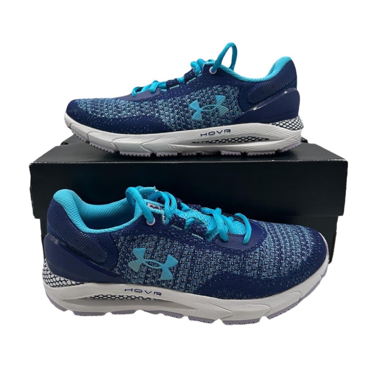 Under Armour Hovr Intake 6 Women s Size 6 3026141-300 Blue Running Shoes Sneaker