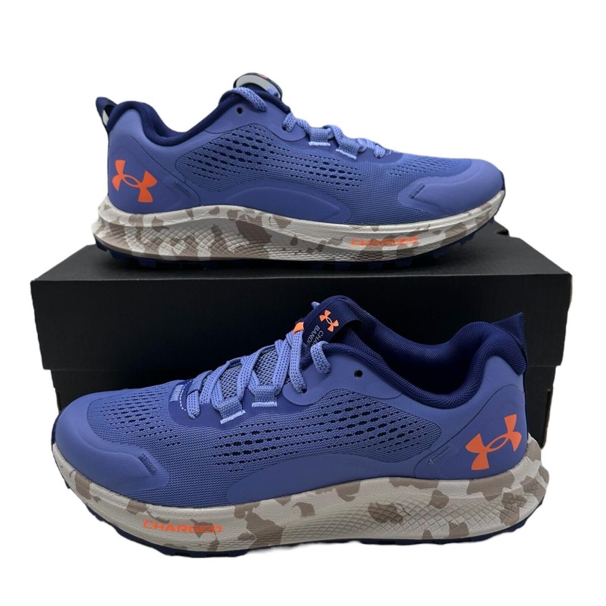 Under Armour Charged Bandit TR 2 Running Shoe Women`s Size 6 Blue Purple Orange