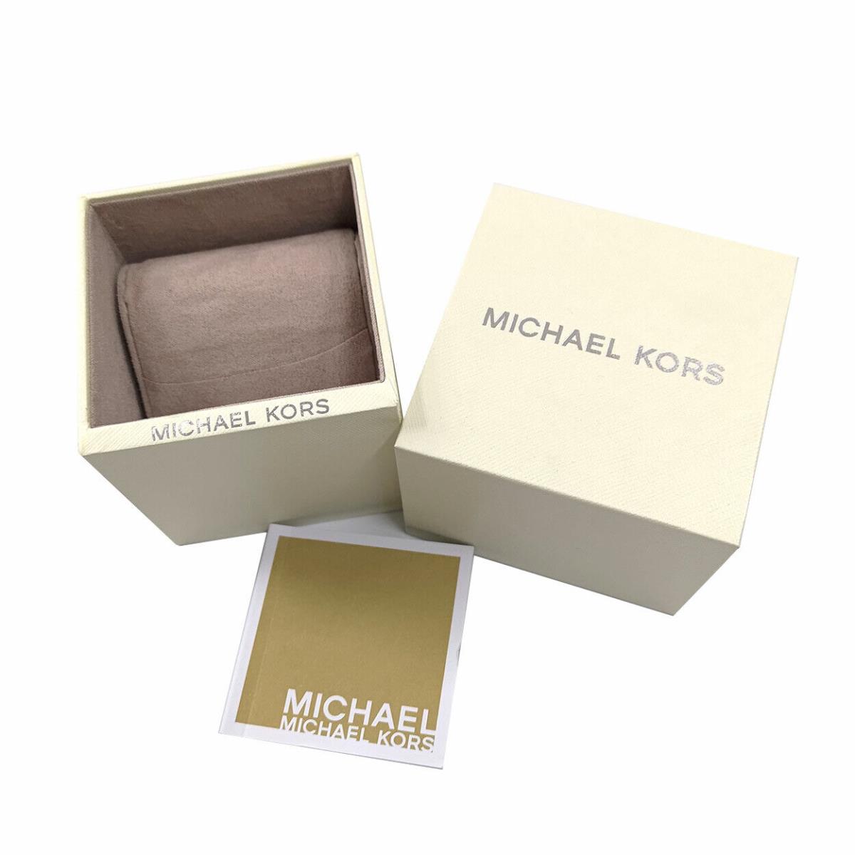 Michael Kors MK8281 Lexington Gold Stainless Steel Chronograph Men`s Watch - Gold Dial, Gold Band, Gold Bezel