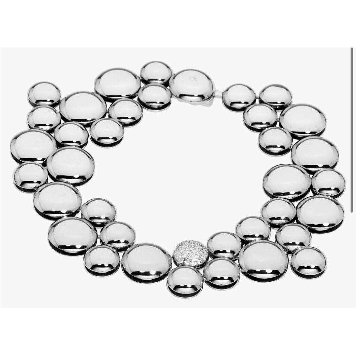 CK Jewelry Calvin Klein Liquid Silver Bracelet KJ04AB09010M