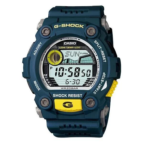 Casio Men`s G-shock Digital Blue Resin Quartz Watch - G-7900-2DR