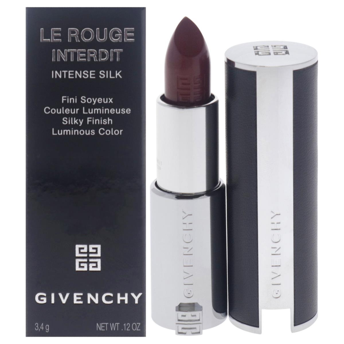 Le Rouge Interdit Intense Silk Lipstick-339 Grenat Cendre  - 0.11 oz by Givenchy