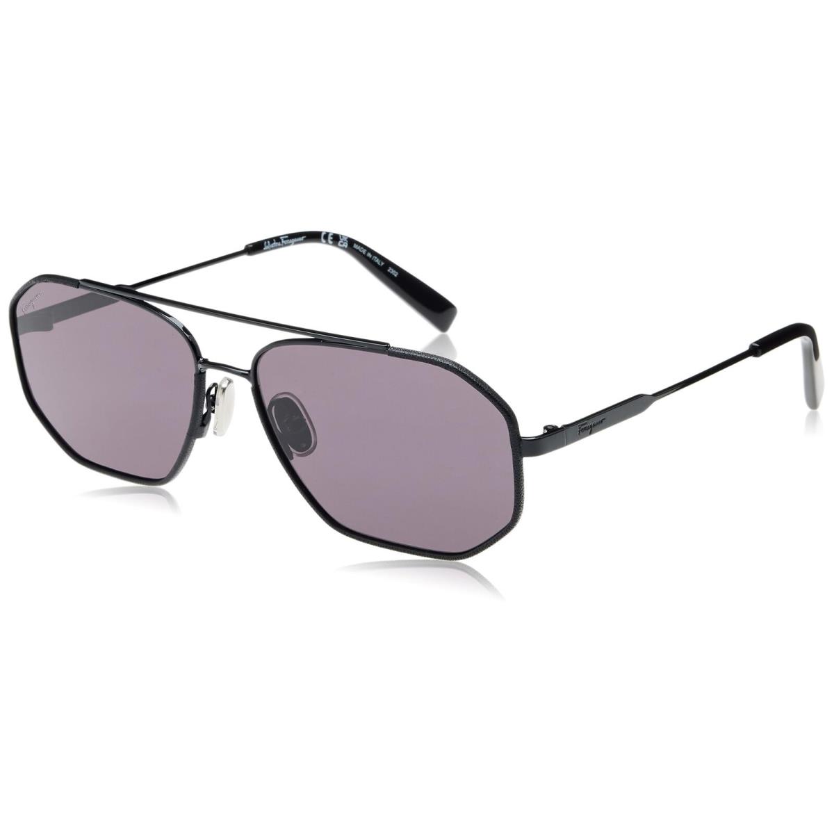 Ferragamo SF-303SL 001 Black Sunglasses with Grey Lenses 60/15/140