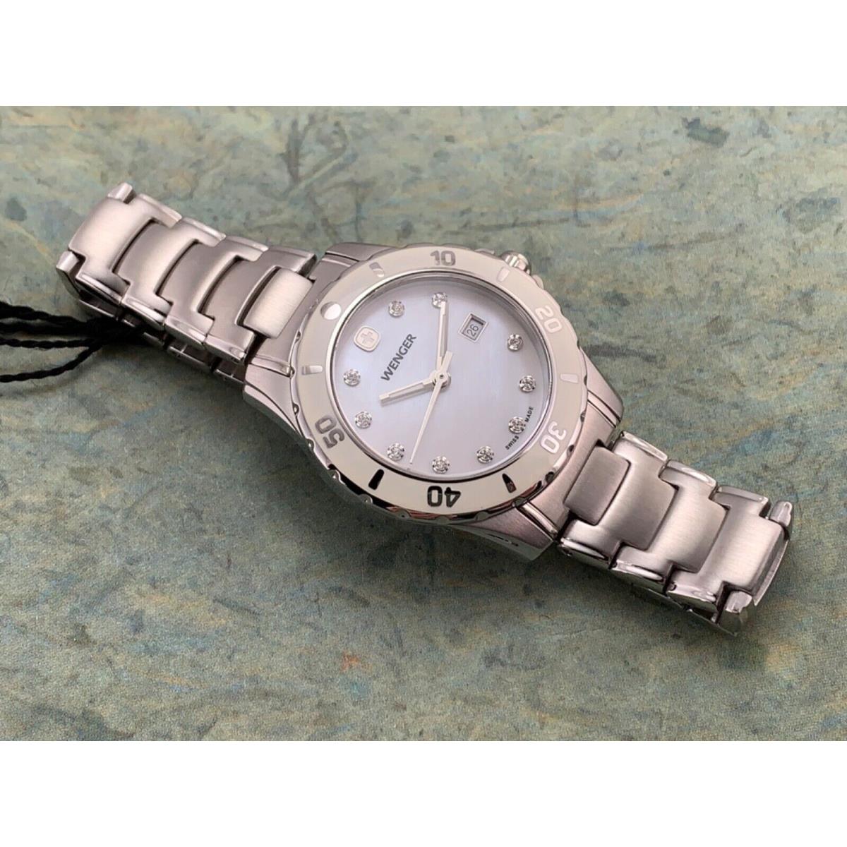 Swiss Army Sport Elegance Stainless Steel Mop 70388 Quartz 32mm by Wenger