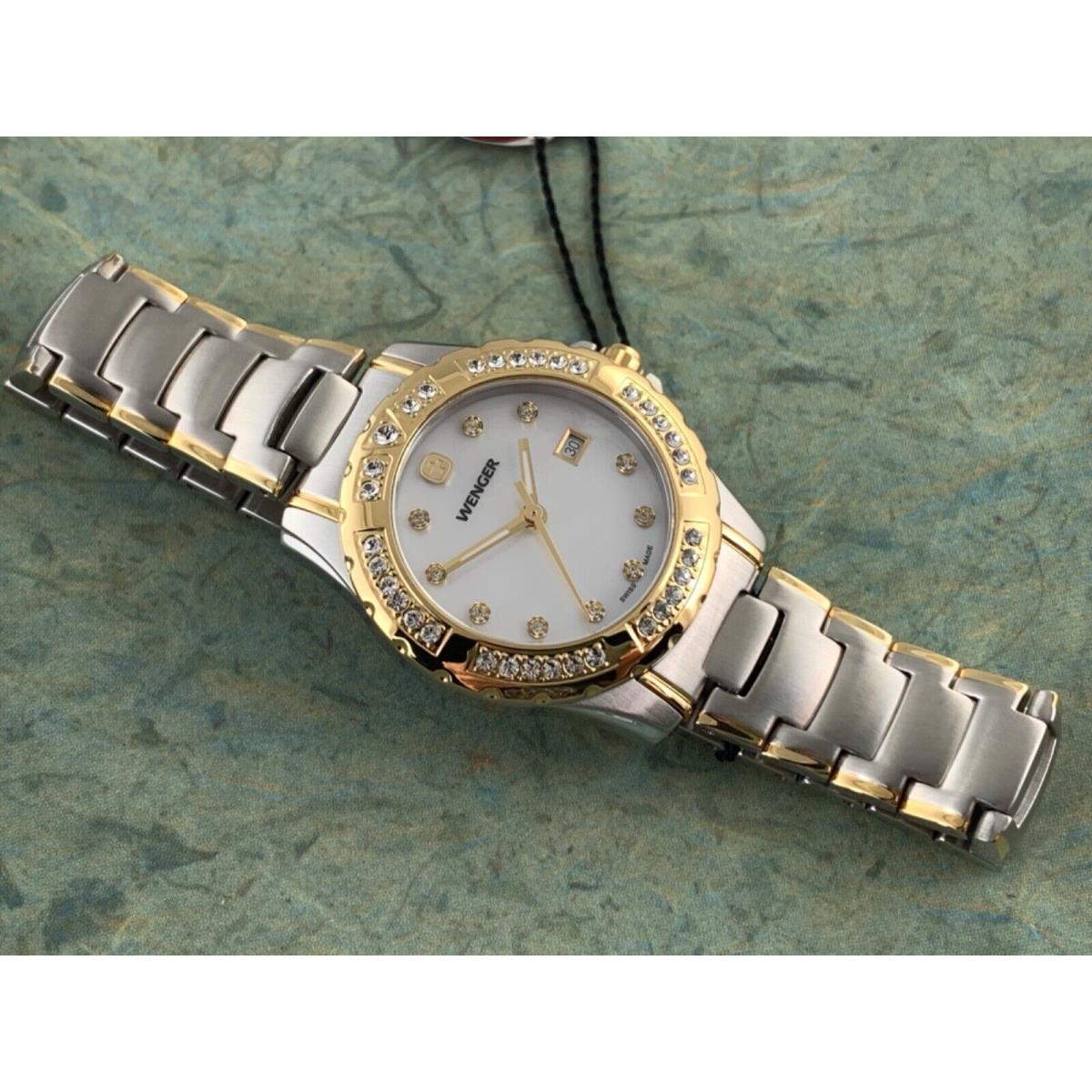 Swiss Army Sport Elegance Stainless Steel/gold Tone 70376 Quartz 32mm by Wenger