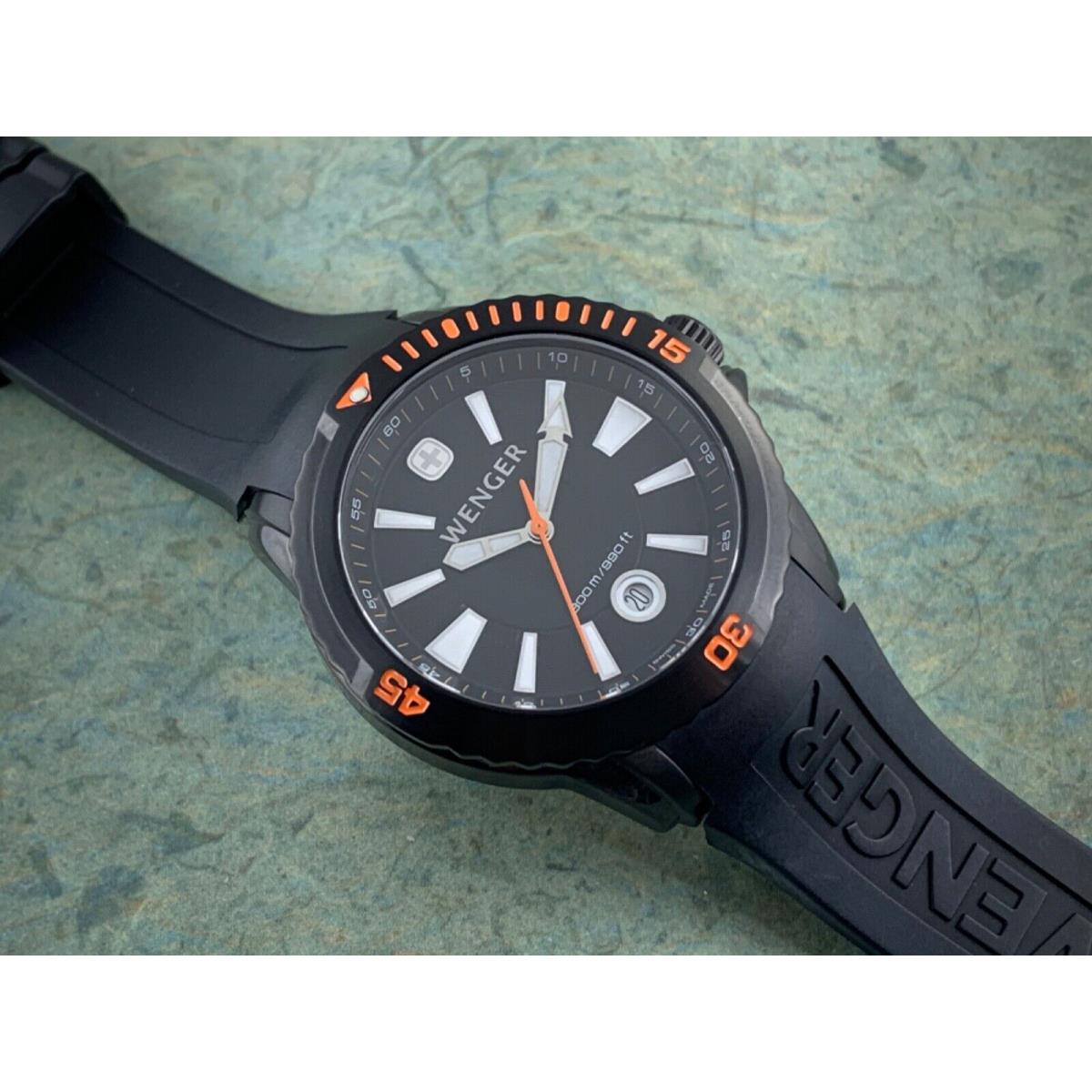 Swiss Army Gst Diver Black Pvd Stainless Steel 78275 Quartz 43mm B P by Wenger
