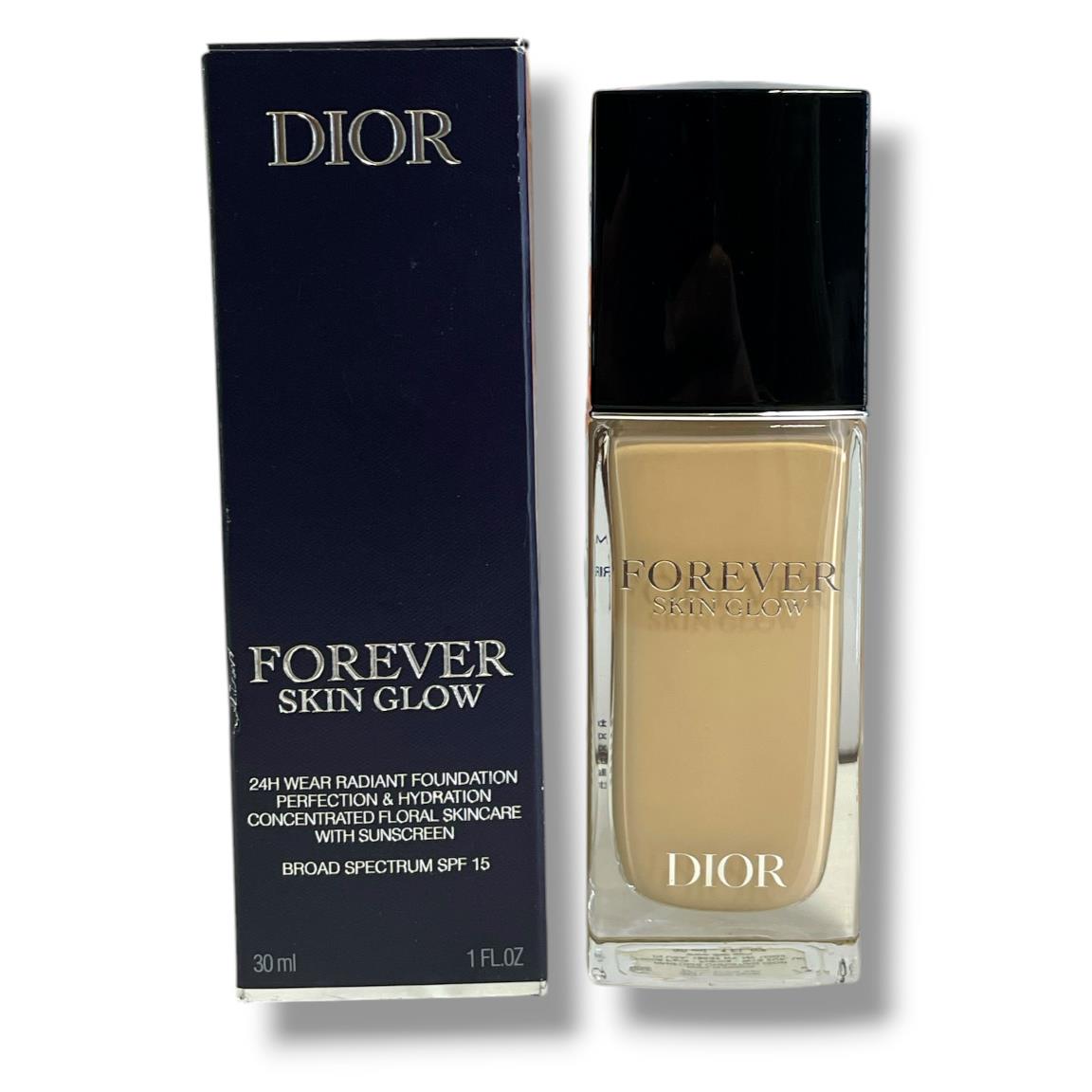 Dior Forever Skin Glow 24H Wear Radiant Foundation 30ml/1fl.oz You Pick 1.5 N Neutral/Glow